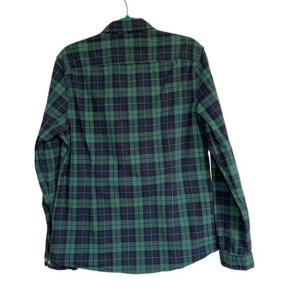 ASOS Green Plaid Button Down Shirt Size L - Picture 5 of 8